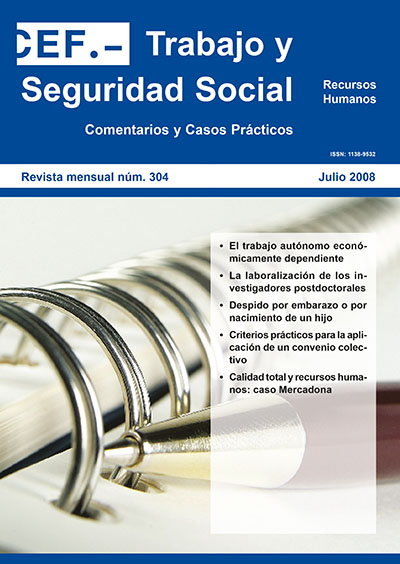 La aplicación del modelo de gestión de calidad total a la dirección de  recursos humanos: caso Mercadona | Revista de Trabajo y Seguridad Social.  CEF